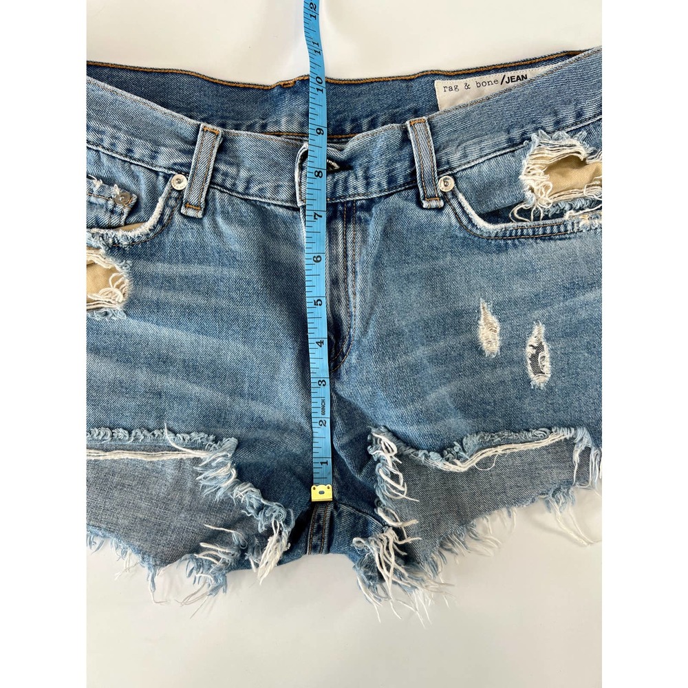 Rag & Bone Women’s Distressed Jean Shorts Size 28 - Picture 8 of 8